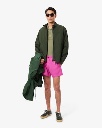 Water-Repellent Harrington Windbreaker Jacket Product Image