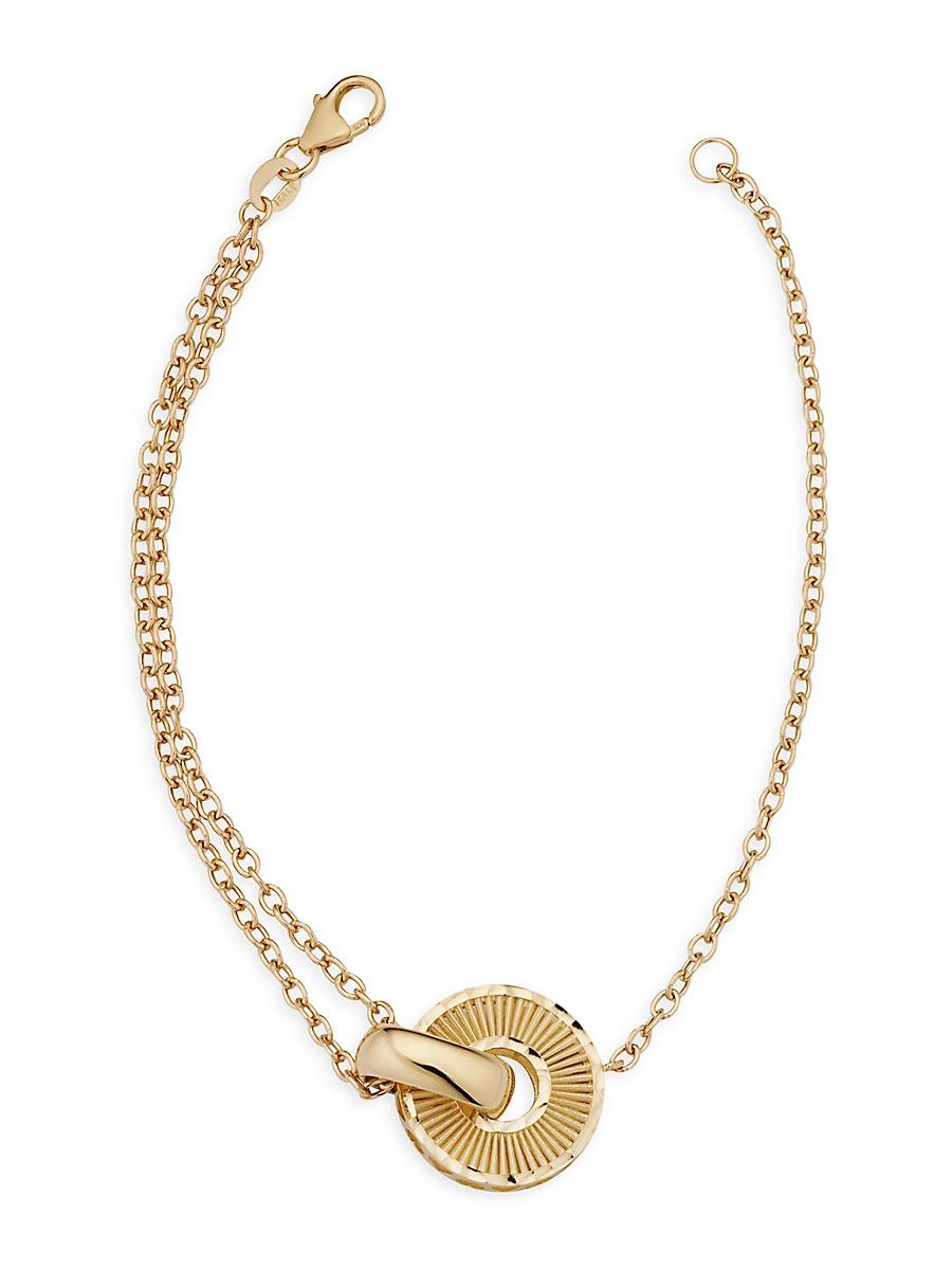 Womens 14K Yellow Gold Icon Bracelet Product Image