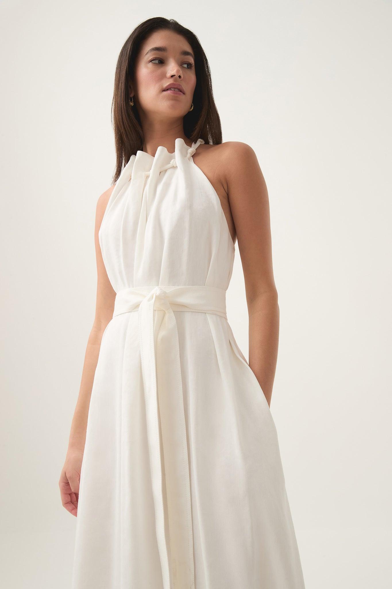 Primary Belted Midi Dress Product Image