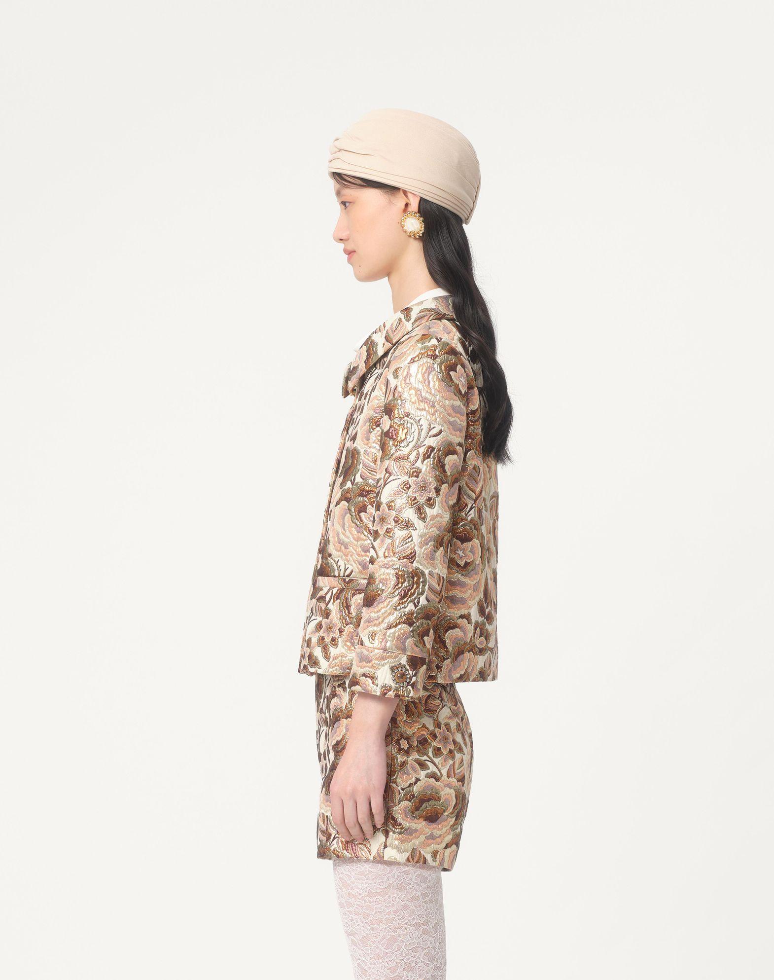 Apres L'Hiver Matelasse' Rose Lurex Jacket  Product Image