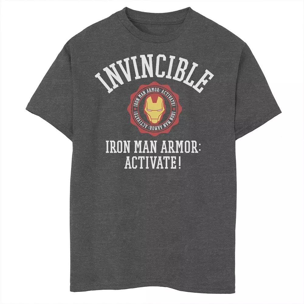 Boys 8-20 Marvel Iron Man Armor Activate Chest Logo Graphic Tee, Boy's,  Product Image