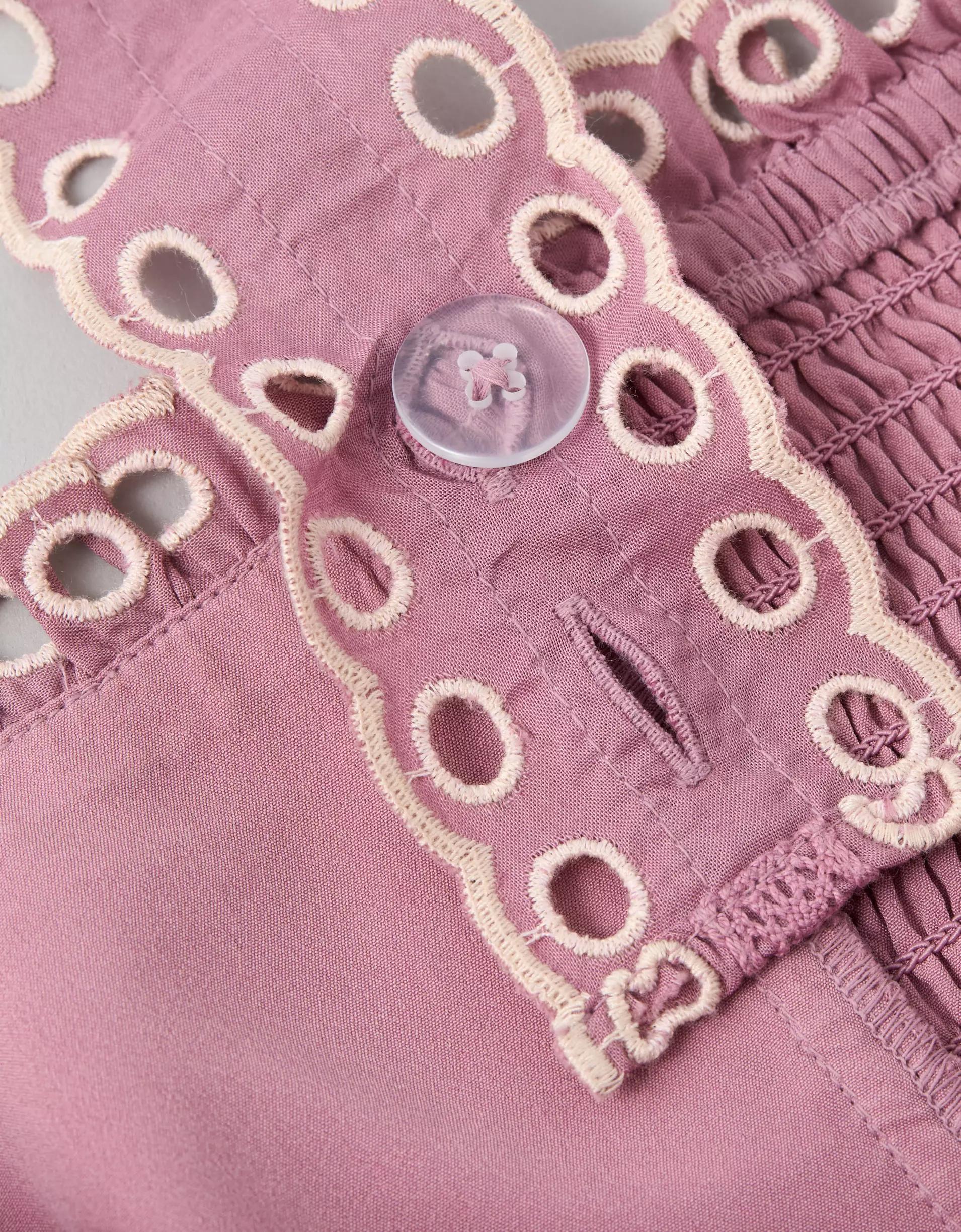 AE Eyelet Crop Top Product Image