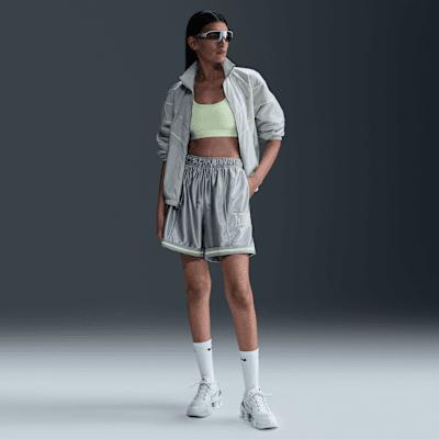 Womens Nike Sportswear Loose Mid-Rise Graphic Shorts | HJ0163-133 Product Image