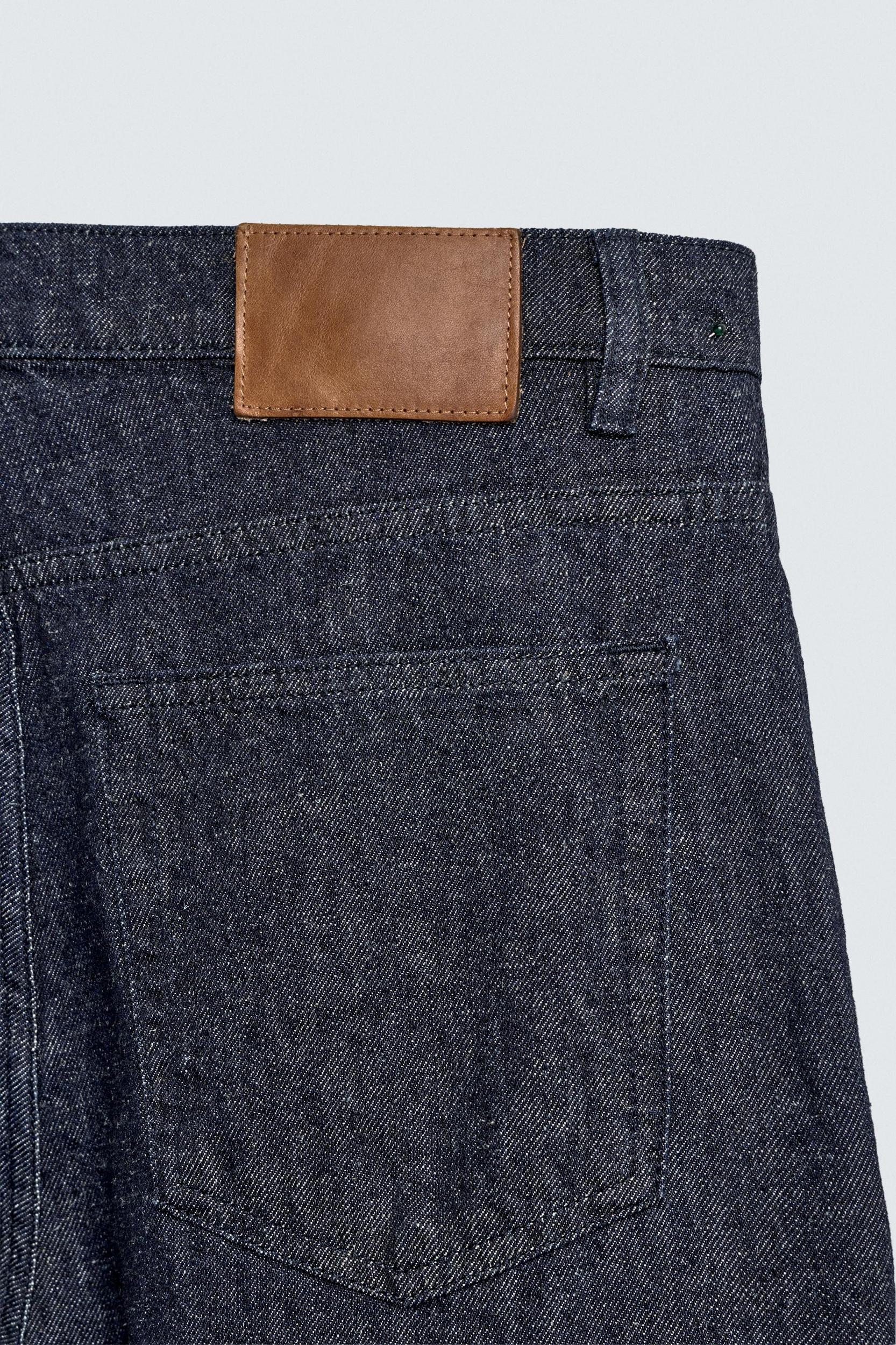 COTTON-HEMP STRAIGHT FIT JEANS Product Image