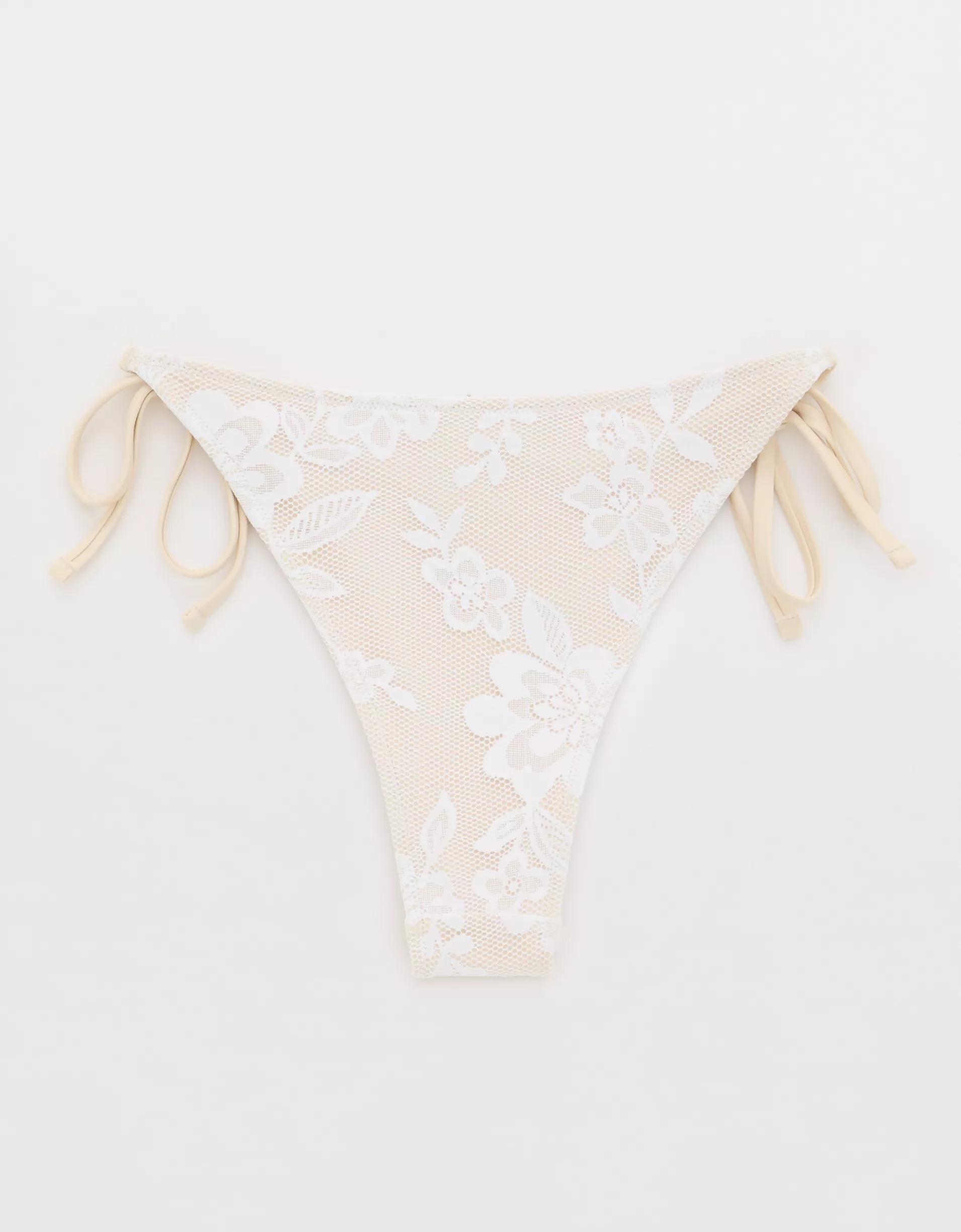 Aerie The Sunbun Lace Bikini Bottom Product Image