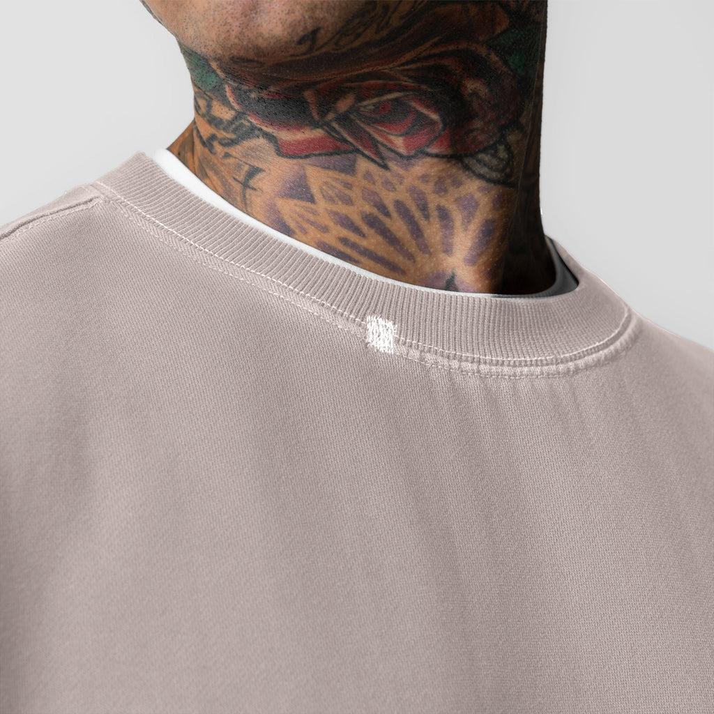 0861. Tech Essential™ Distressed Crewneck - Faded Chai Product Image
