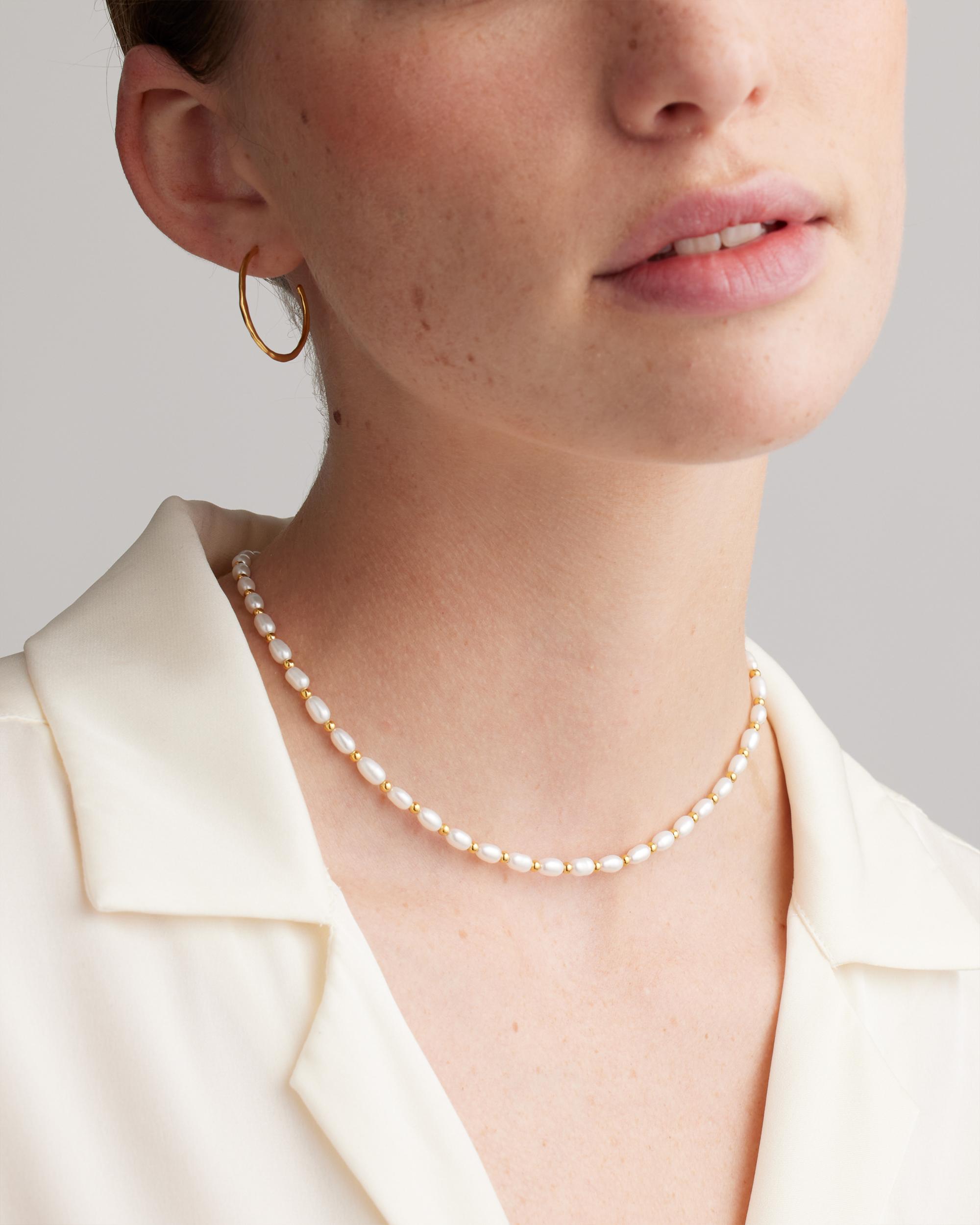 Quince | Women's Seed Pearl Beaded Necklace Product Image