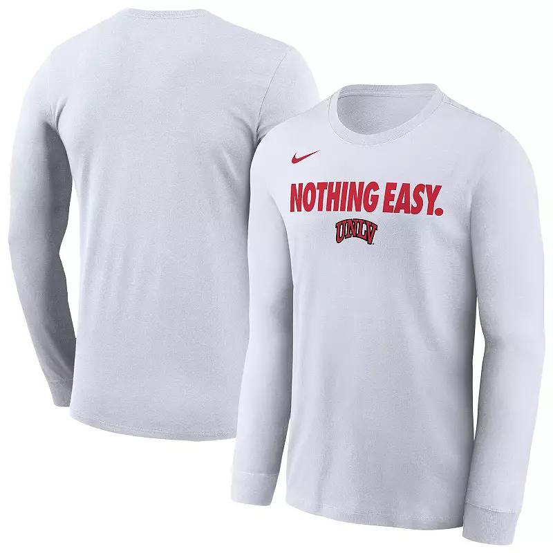 Washington State Nike Mens College Long-Sleeve T-Shirt | M22284MMWS-WHT Product Image