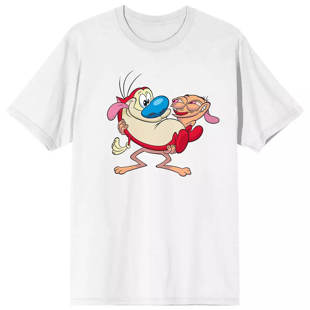 Men's Ren & Stimpy Holding Friends Graphic Tee,  Product Image
