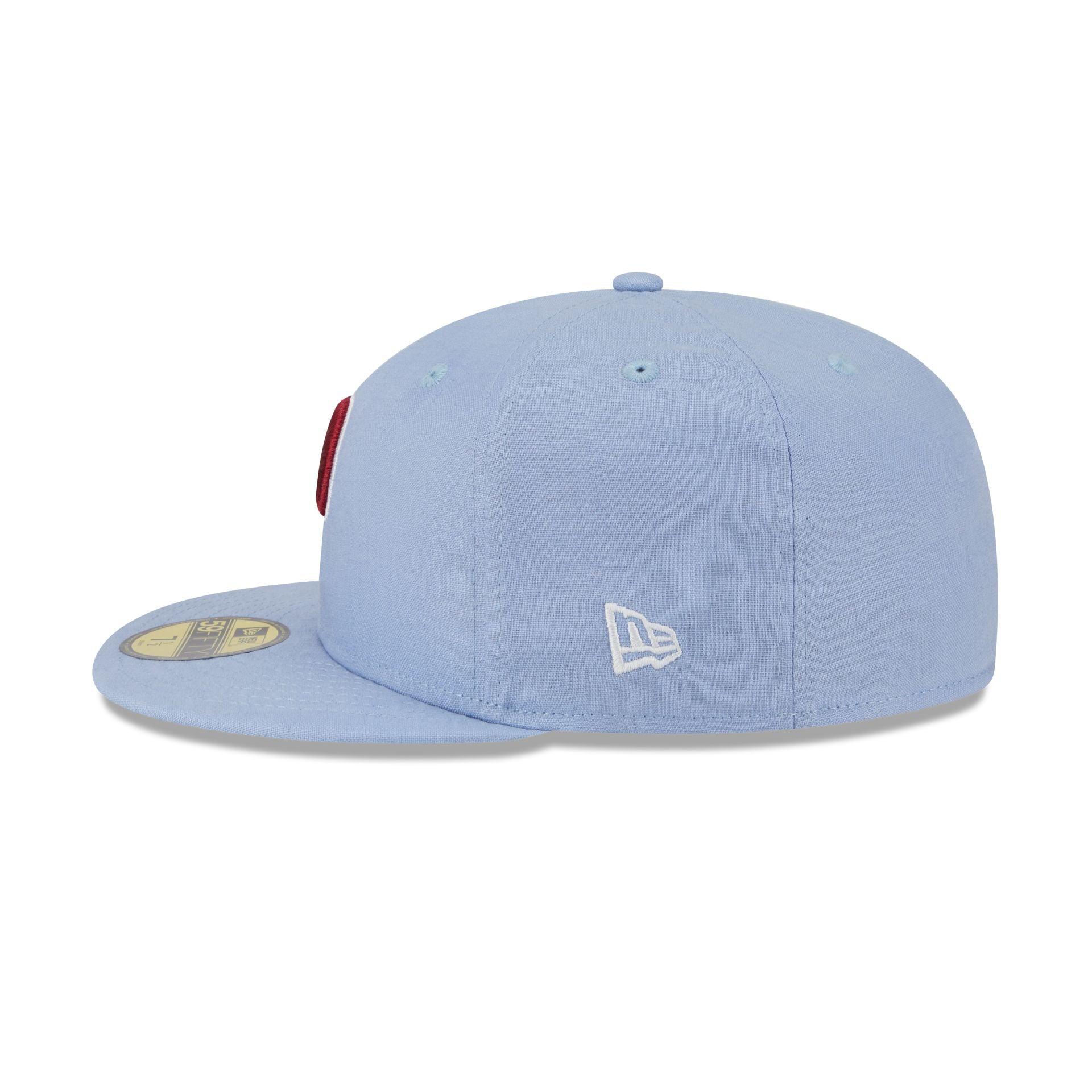 Team Linen Philadelphia Phillies 59FIFTY Fitted Hat Male Product Image