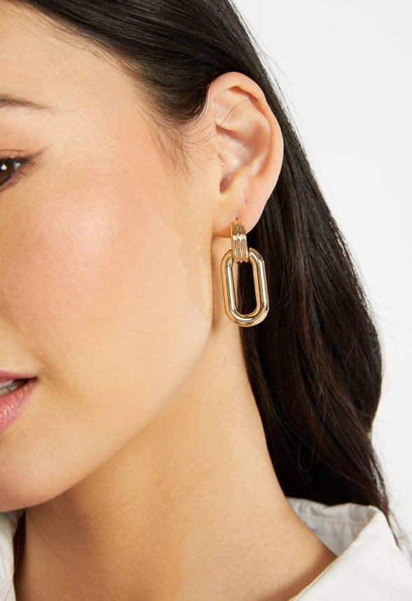 JustFab Margaux Platform Loafer Pump Womens Black/ White Size 8.5 Product Image