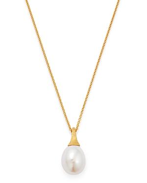 Womens Africa 18K Yellow Gold & Cultured Freshwater Pearl Pendant Necklace Product Image