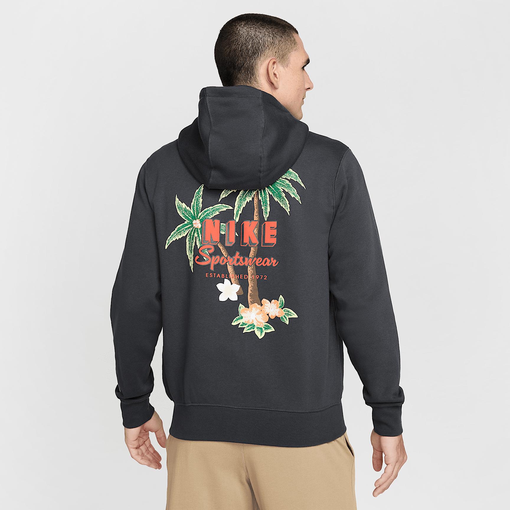 Nike Men's Club Full-Zip Fleece Hoodie Product Image