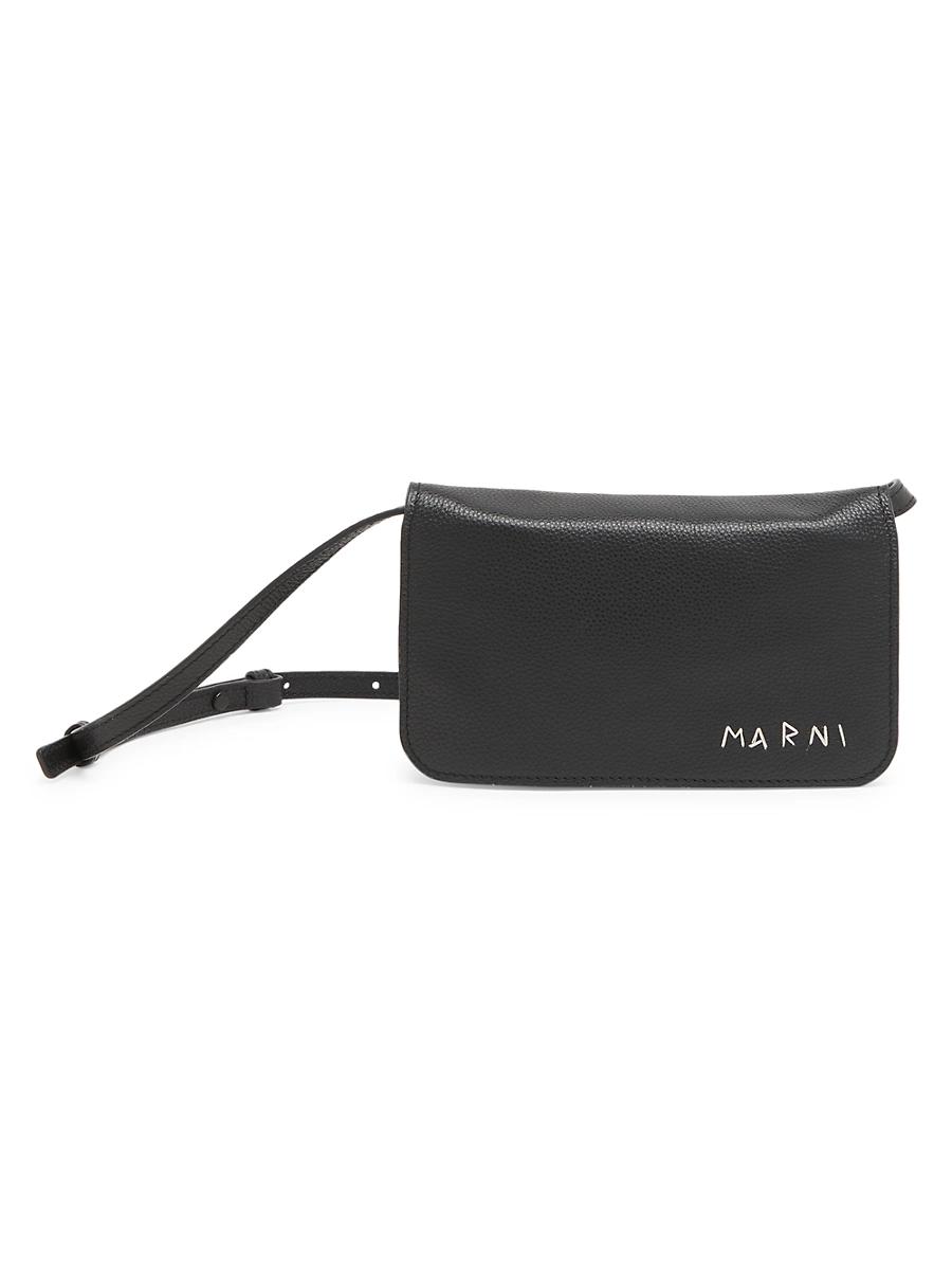 Mens Marni Leather Pochette Bag Product Image