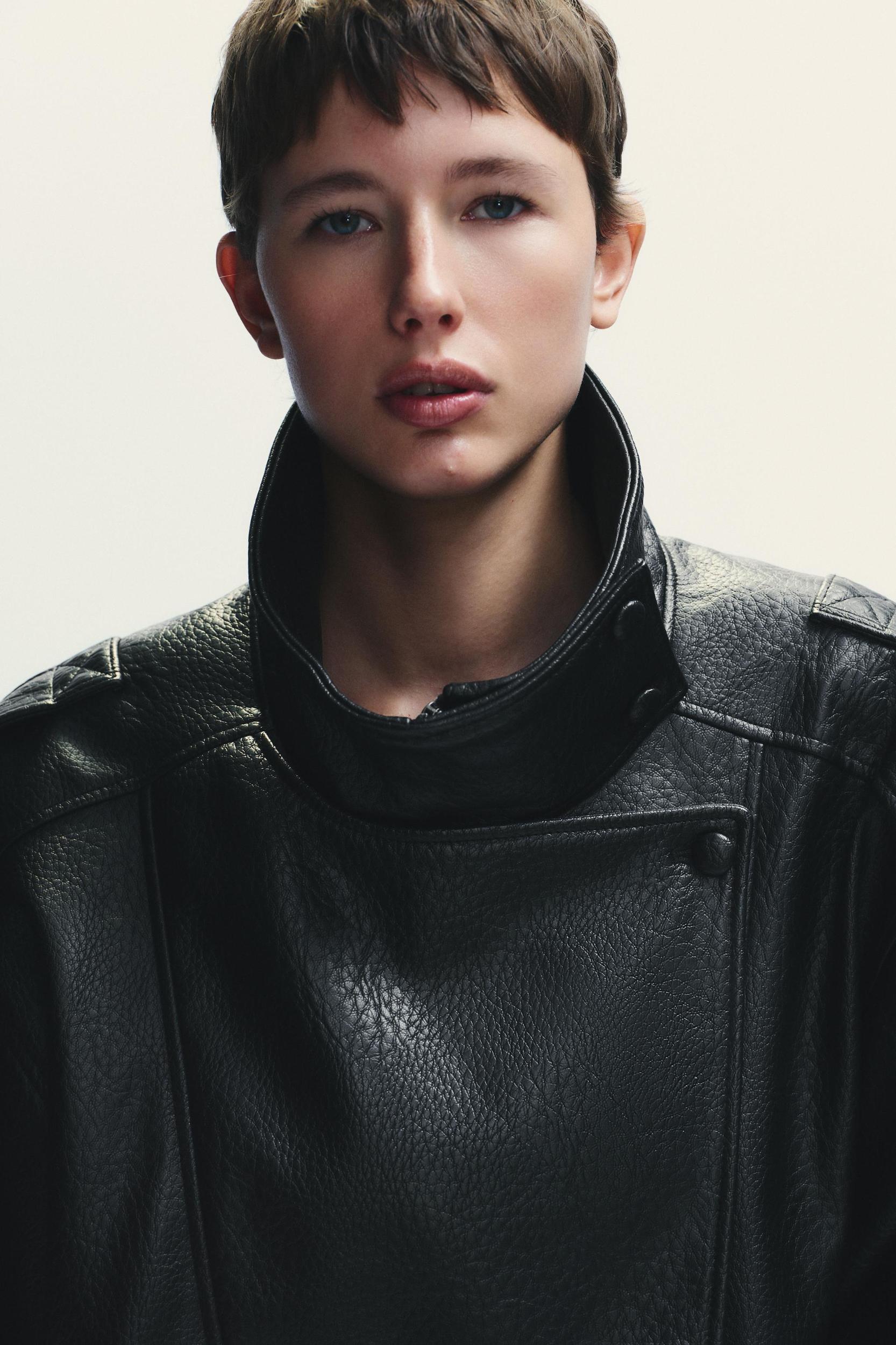 FAUX LEATHER JACKET Product Image