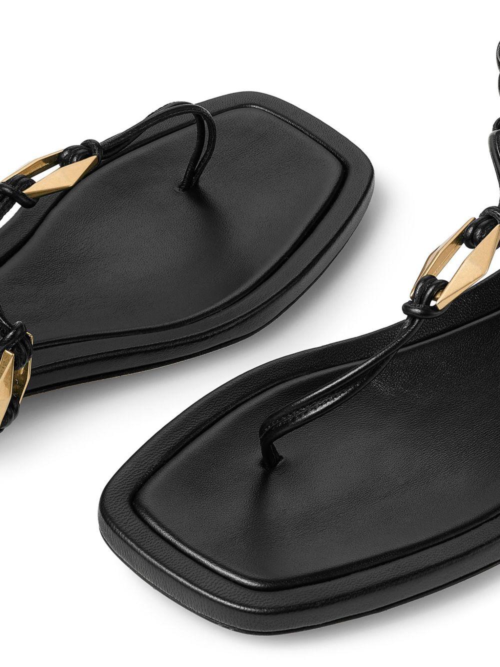Onyxia leather sandals Product Image