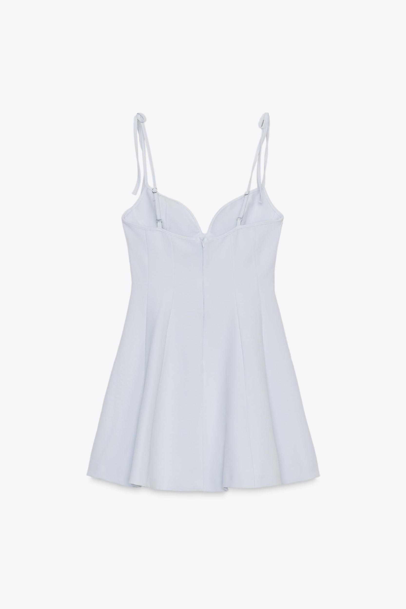 BOW DETAIL SHORT DRESS Product Image