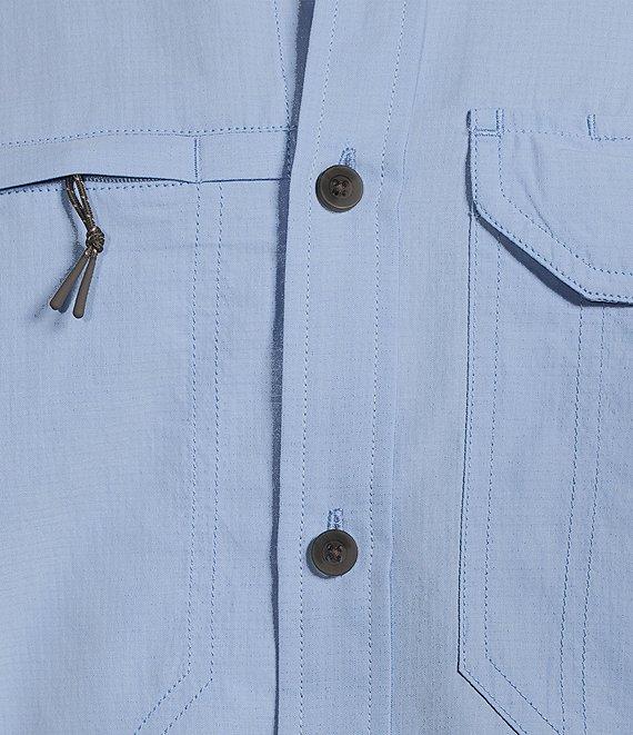 Roundtree & Yorke The Charter Performance Vented Long Sleeve Solid Fishing Sport Shirt Product Image