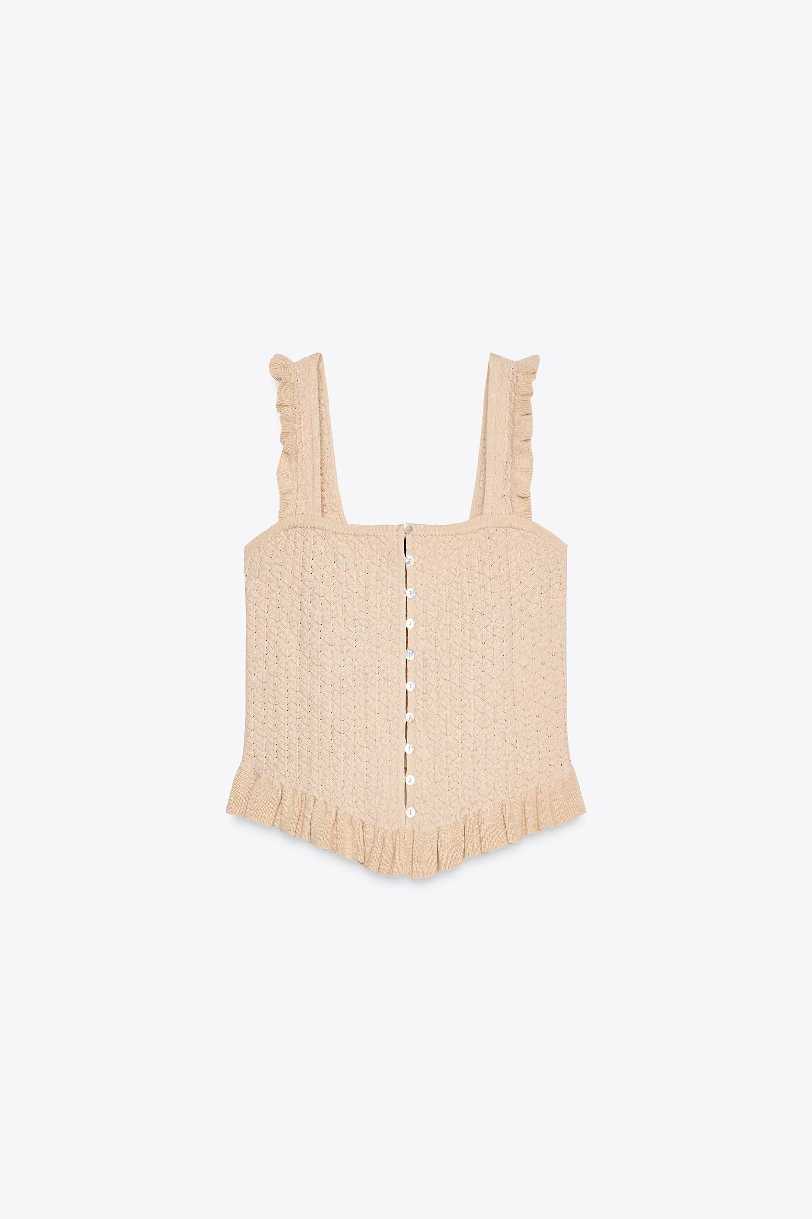 KNIT CORSET TOP Product Image