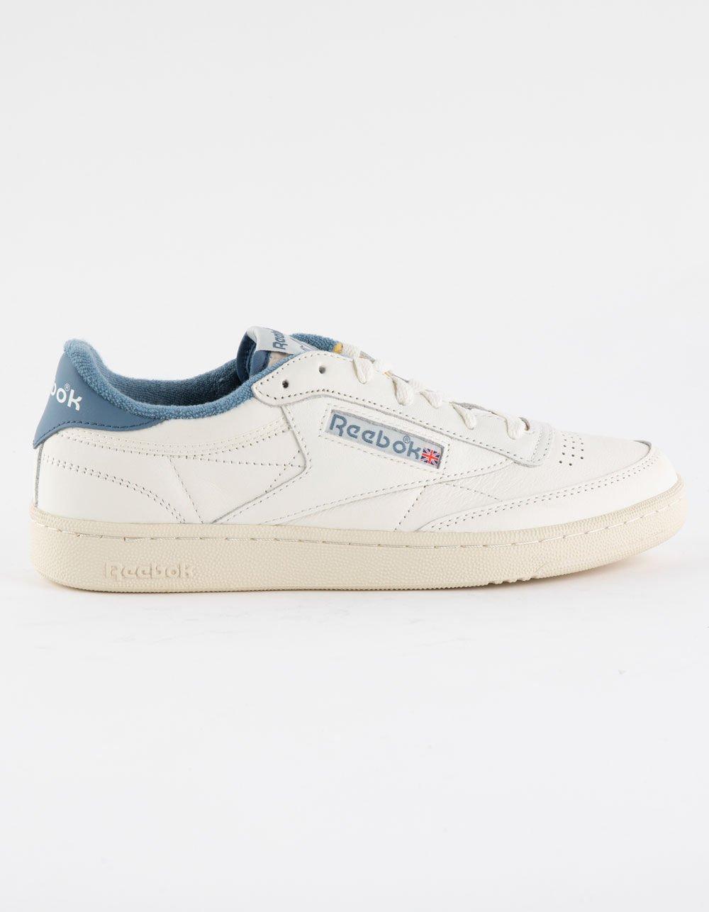 REEBOK Club C 85 Vintage Mens Shoes - WHT/BLUE Product Image