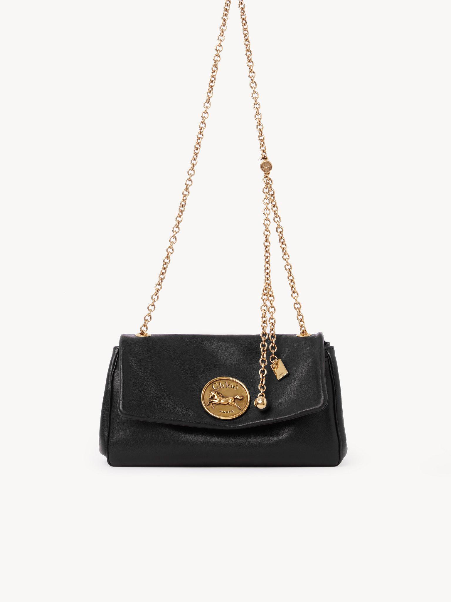 Chloé Heritage shoulder bag in grained leather Product Image