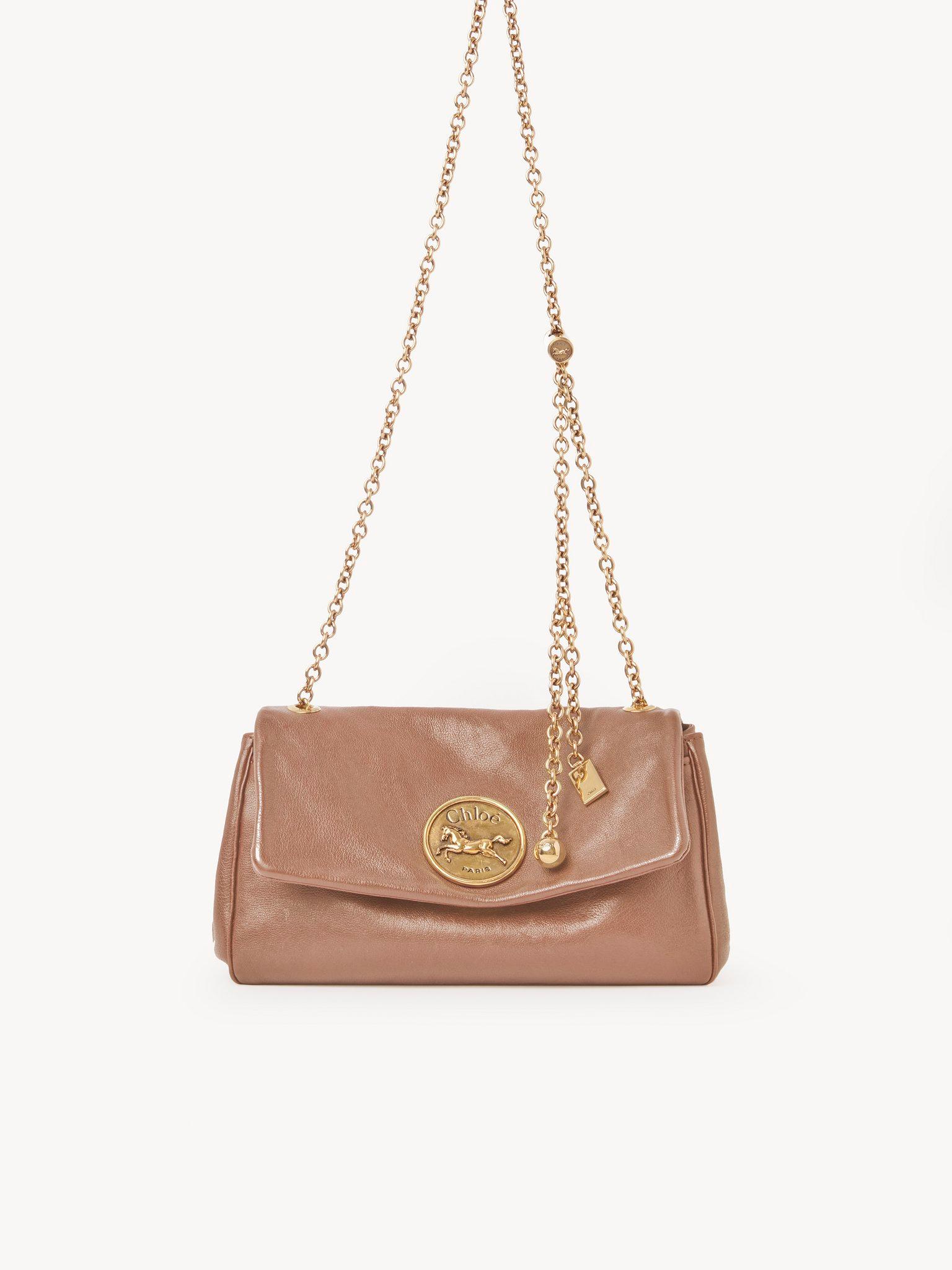 Chloé Heritage shoulder bag in grained leather Product Image