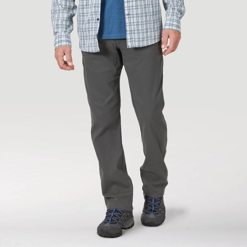 Wrangler Men's ATG Synthetic Straight Utility Pants - Dark Shadow 40x30: Midweight Nylon-Spandex, Zippered Pocket Product Image