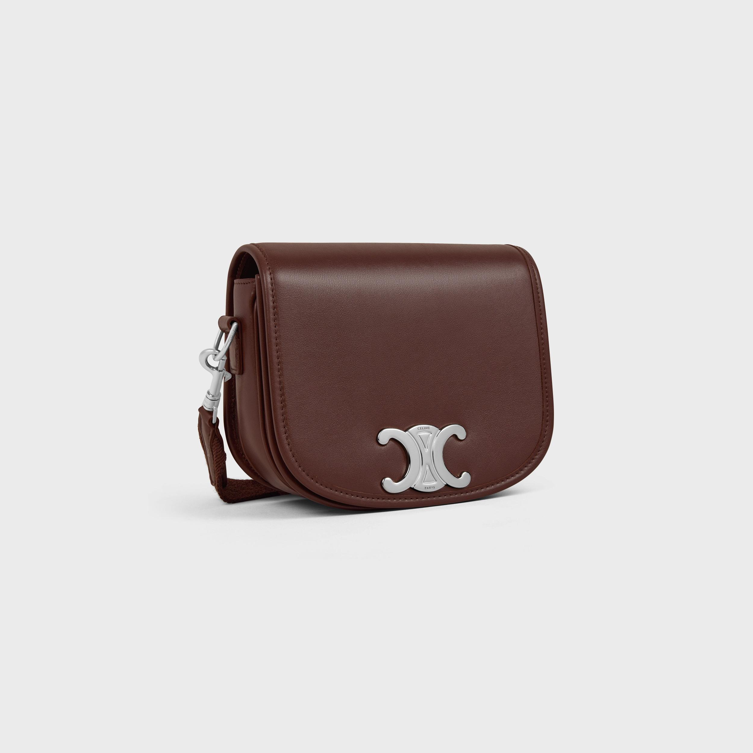 SMALL BESACE STRAP TRIOMPHE IN SUPPLE NATURAL CALFSKIN Product Image