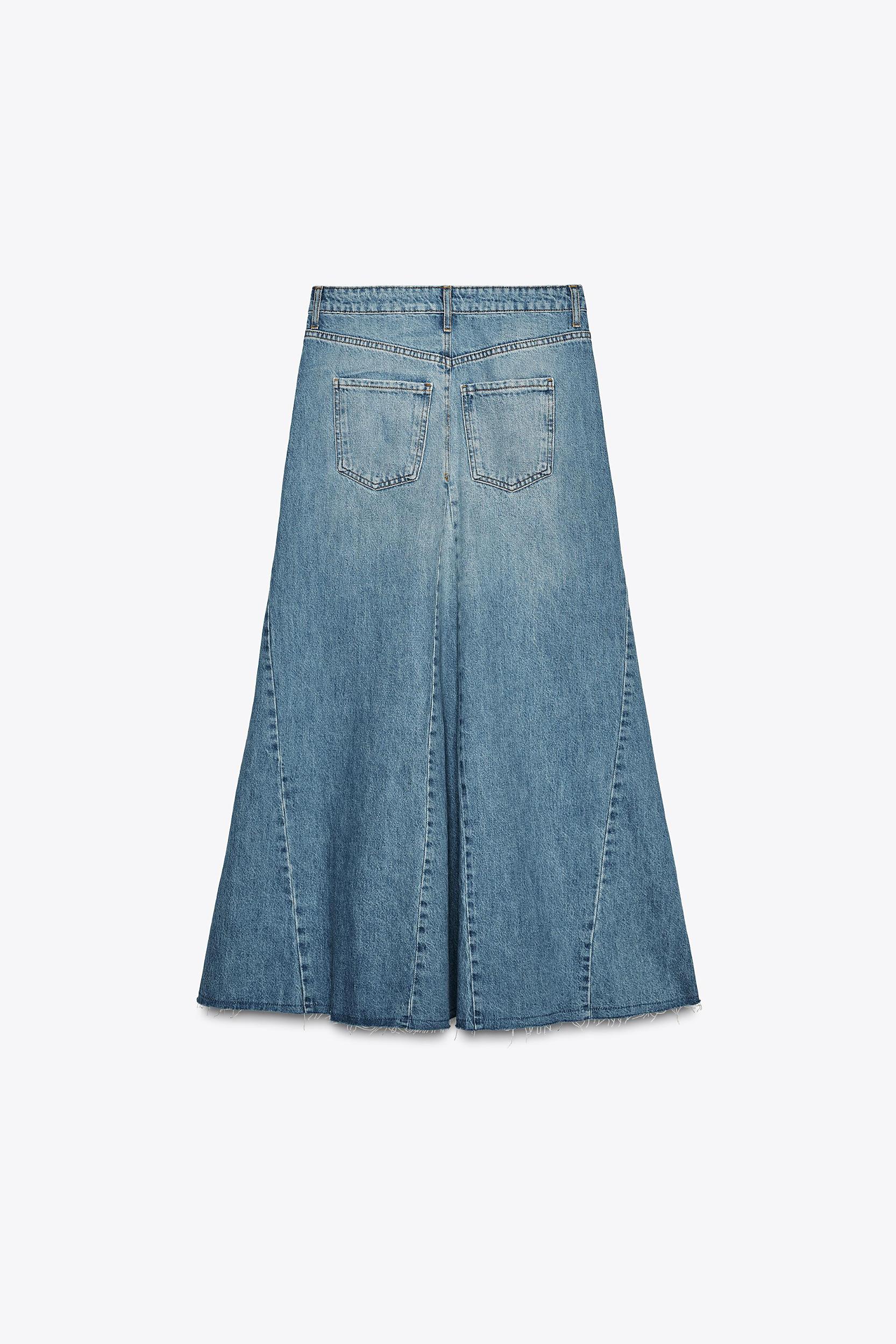 ZW COLLECTION DENIM SKIRT Product Image
