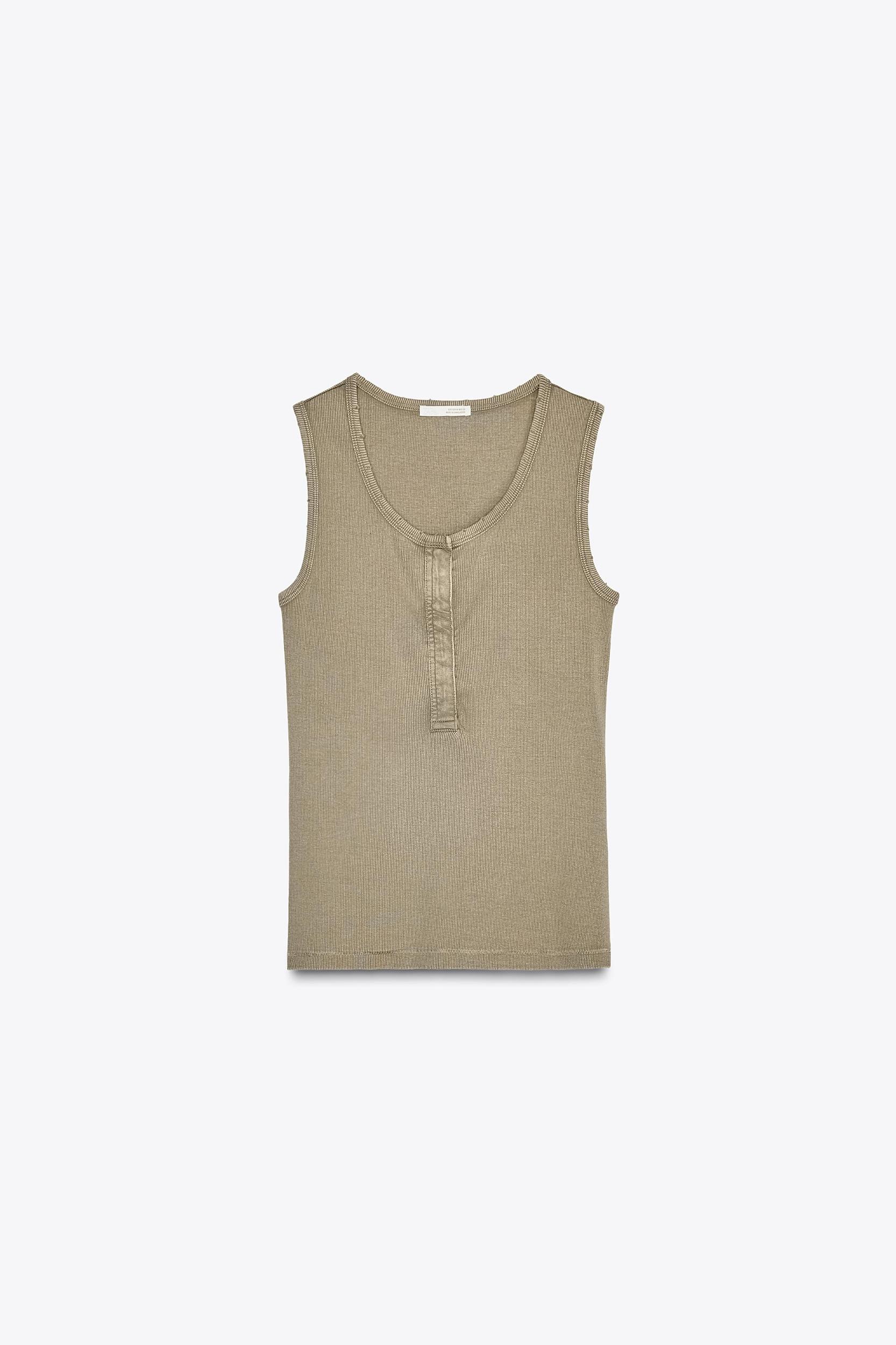 WASHED RIB TOP Product Image