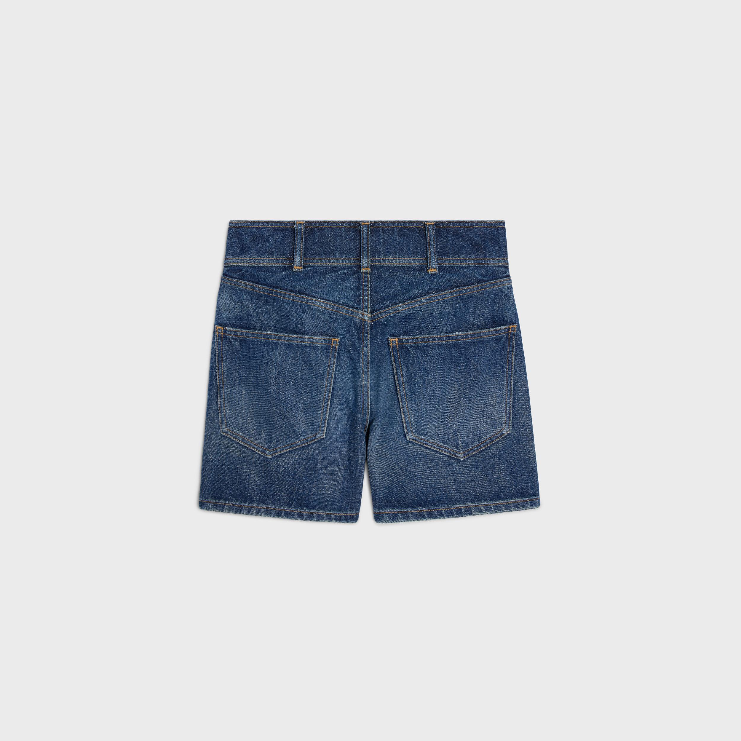 kitty shorts in dark union wash denim Product Image