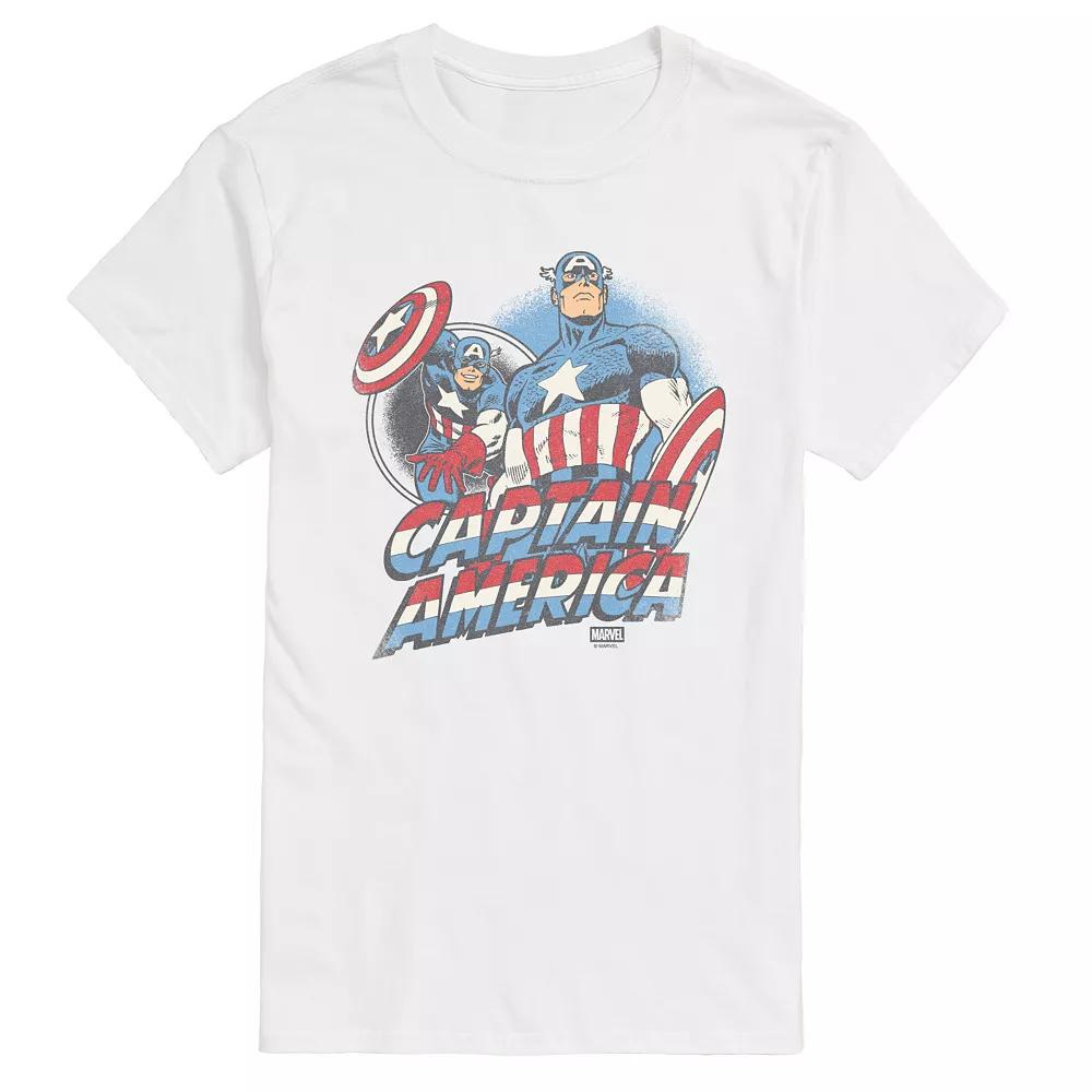 Men's Marvel Captain America Retro Graphic Tee,  Product Image