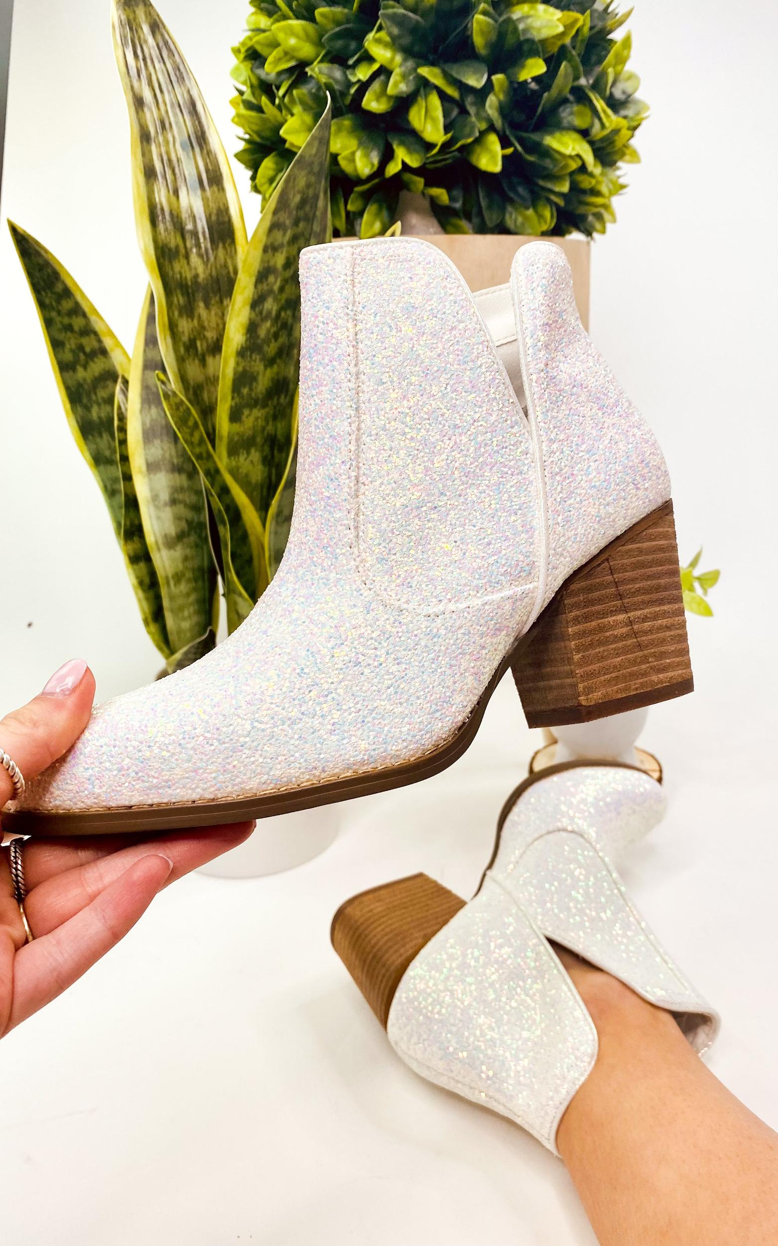 Fiera Booties in White (Online Exclusive) Product Image