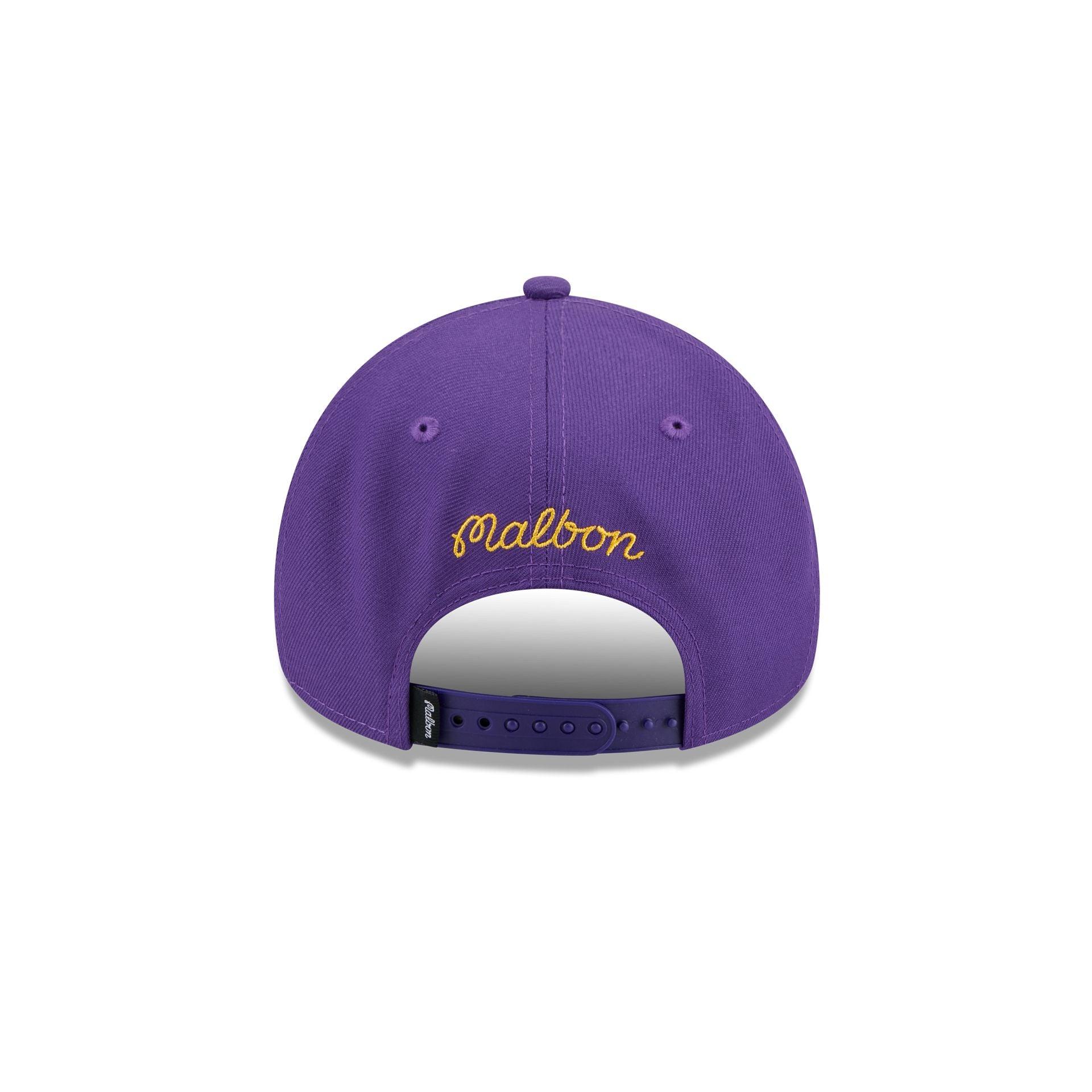 Malbon Golf x Los Angeles Lakers 9FORTY A-Frame Snapback Hat Male Product Image