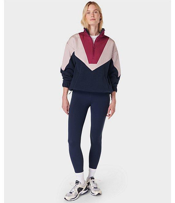 Sweaty Betty Orbit Fleece Color Block Long Sleeve Half Zip Pullover Product Image
