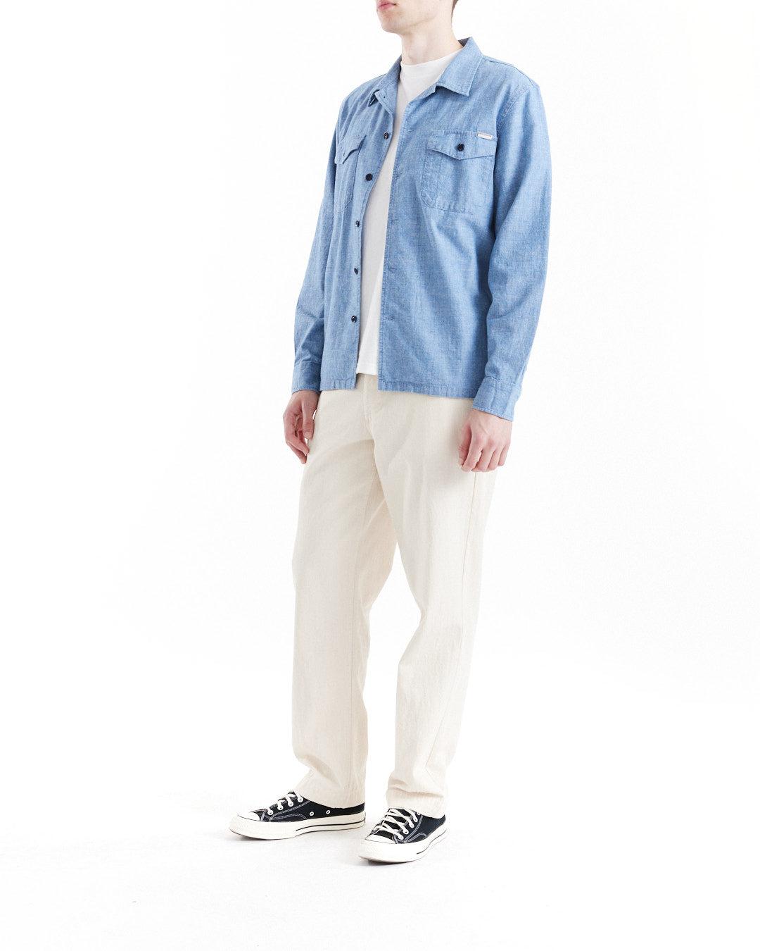Forecourt Denim Shirt - Indigo Chambray Product Image