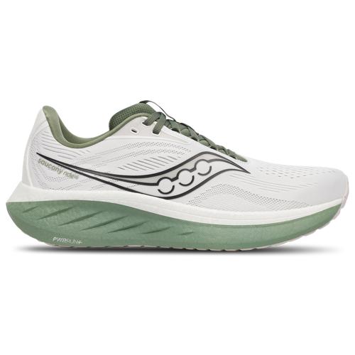 Saucony Mens Saucony Ride 18 - Mens Running Shoes Olivine/White Product Image