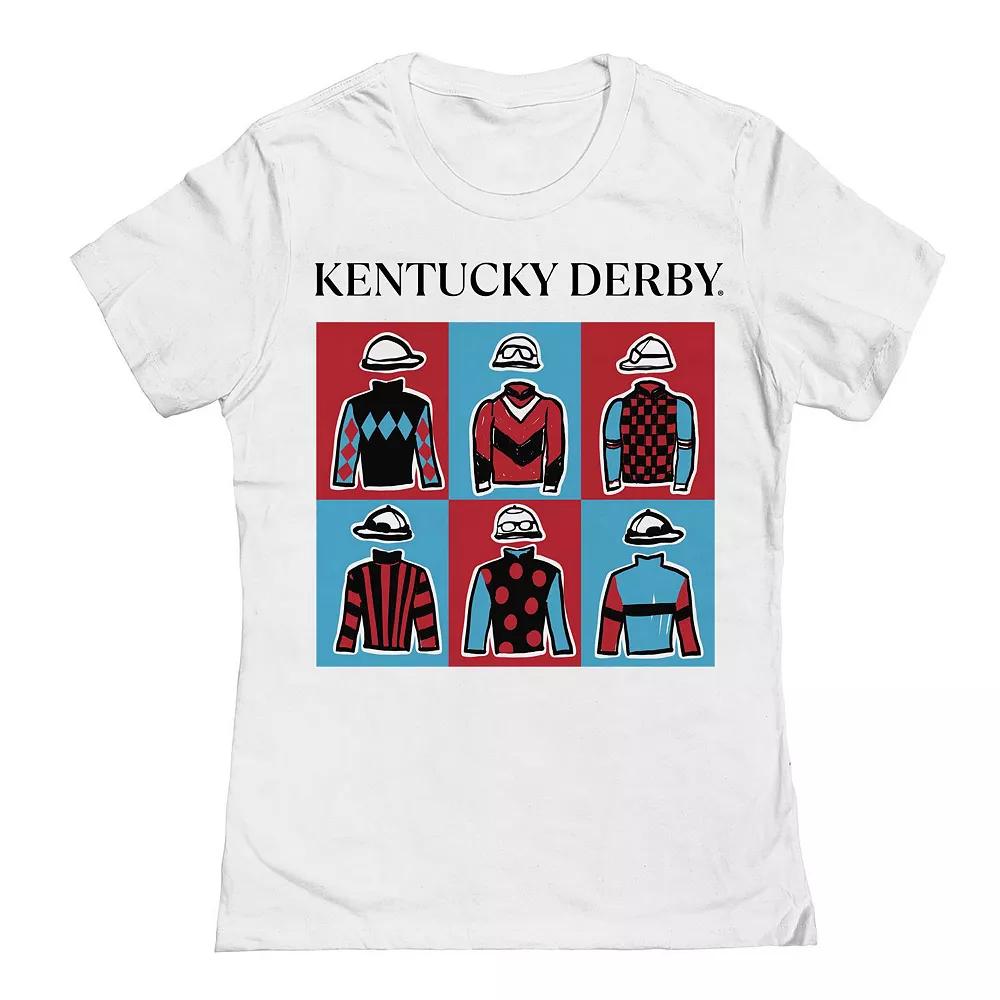 Juniors' Pop Art Rider Kentucky Derby Graphic T-Shirt, Women's,  Product Image