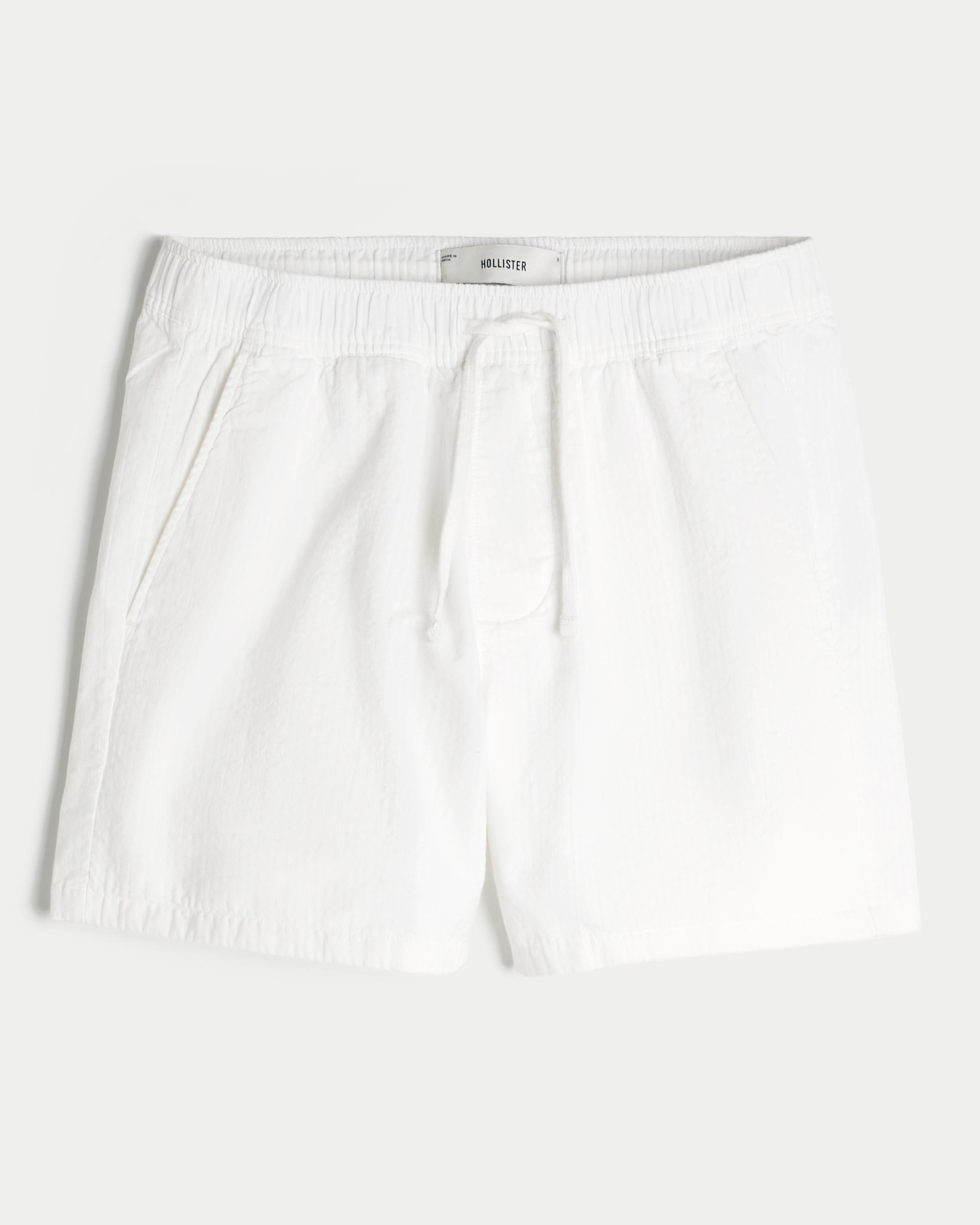 Mid-Thigh Twill Pull-On Shorts Product Image