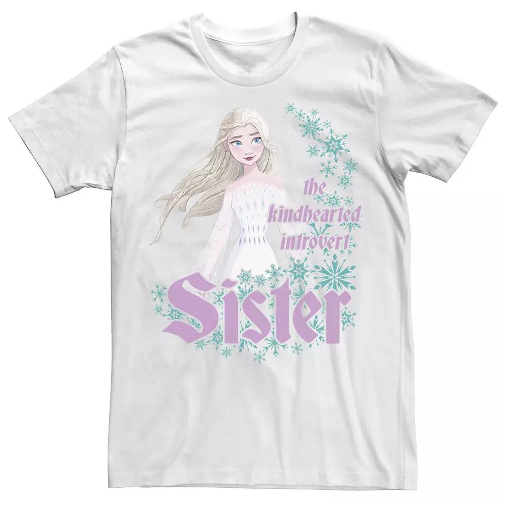 Disney's Frozen 2 Elsa Men's The Kindhearted Introvert Sister Tee,  Product Image