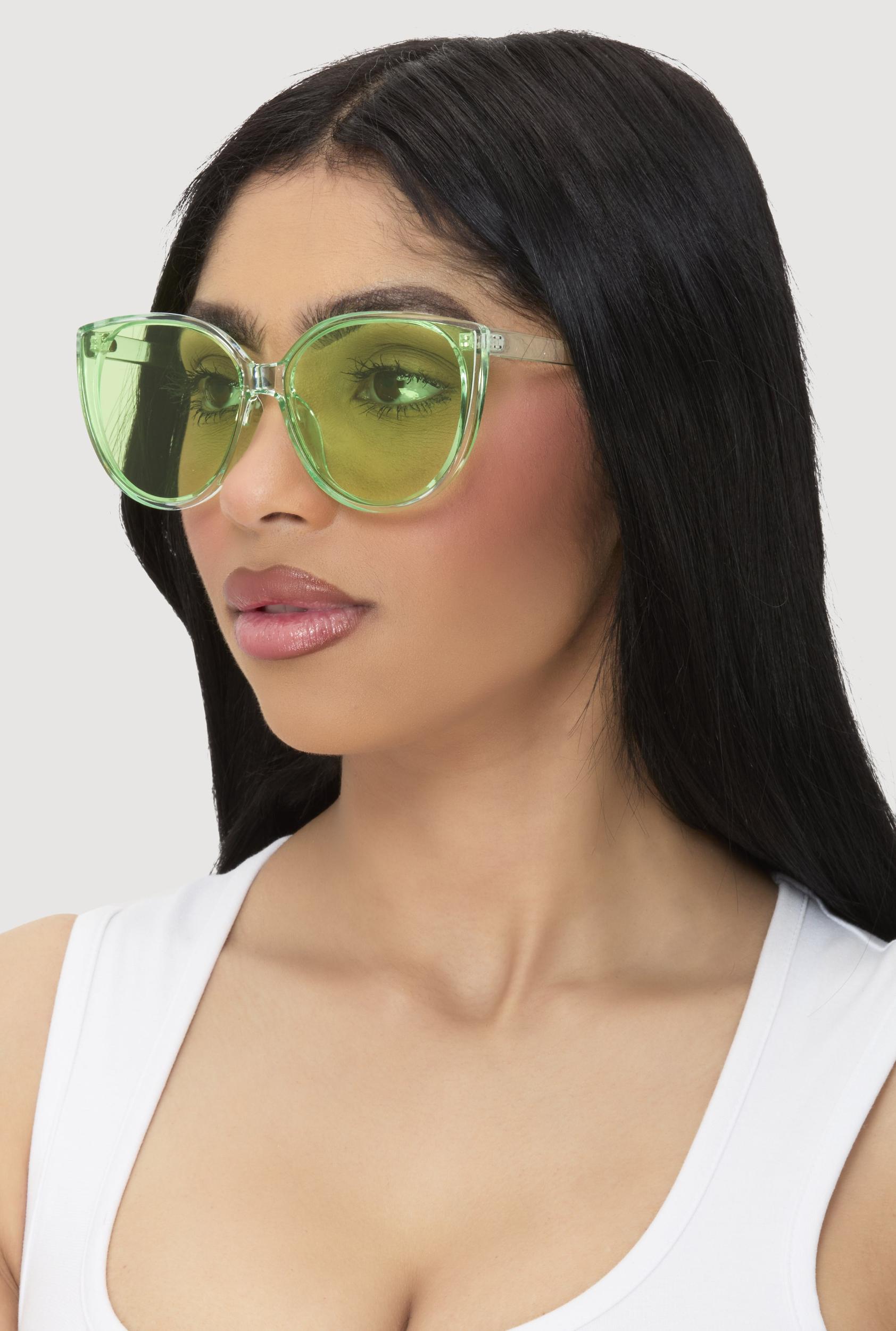 Clear Frame Cat Eye Sunglasses Unisex Product Image