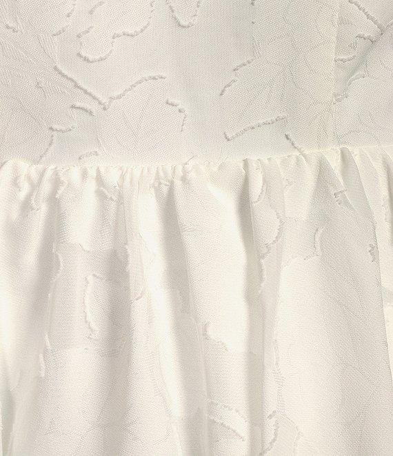 City Vibe Drape Neck Spaghetti Strap Off-The-Shoulder Shirred Dress Product Image