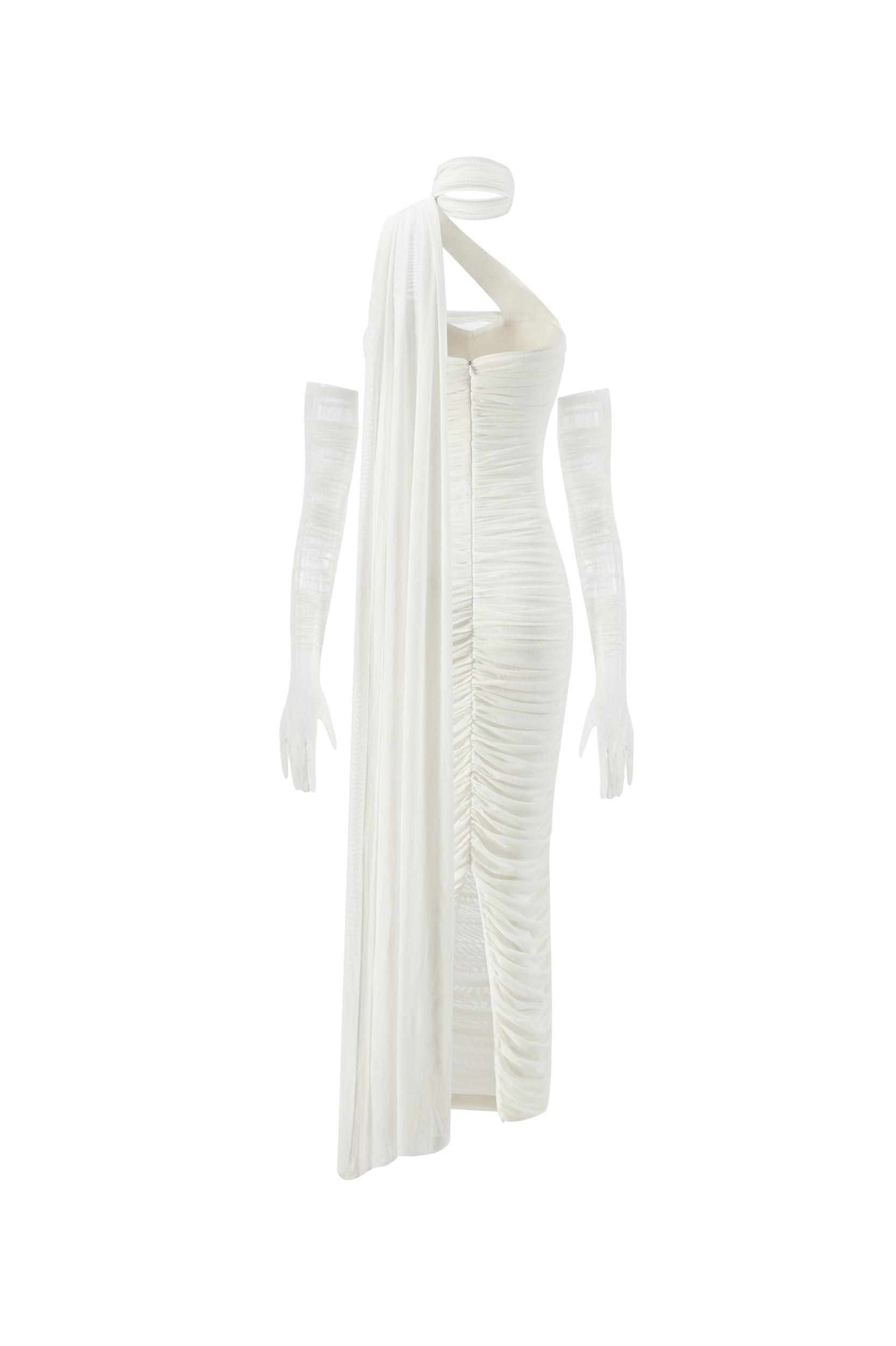 Gia Dress (White) (Final Sale) Product Image