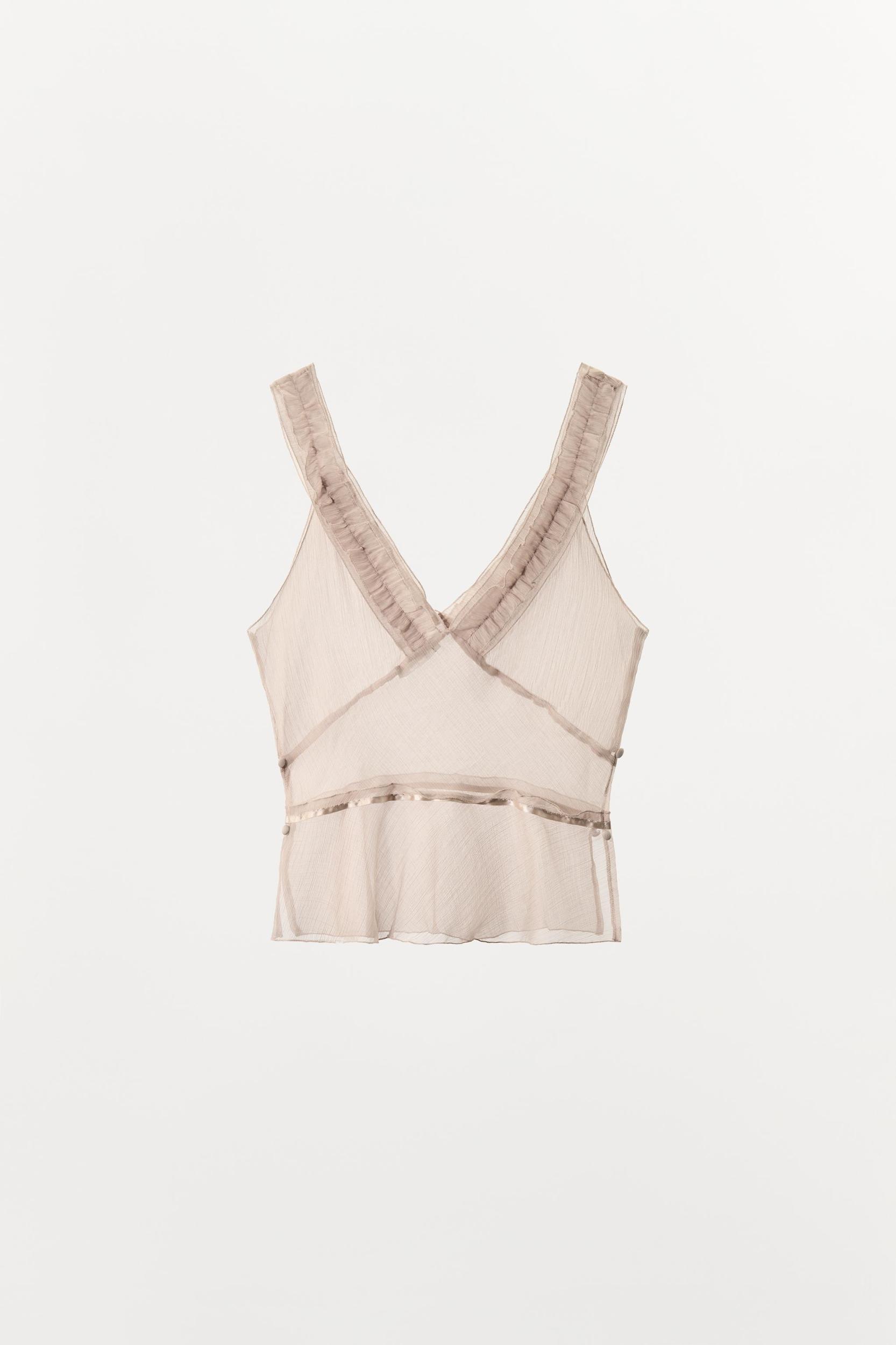 BUTTON CAMISOLE TOP Product Image