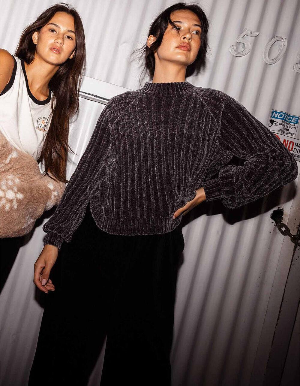 VOLCOM She Savage Womens Sweater - DARK GRAY Product Image