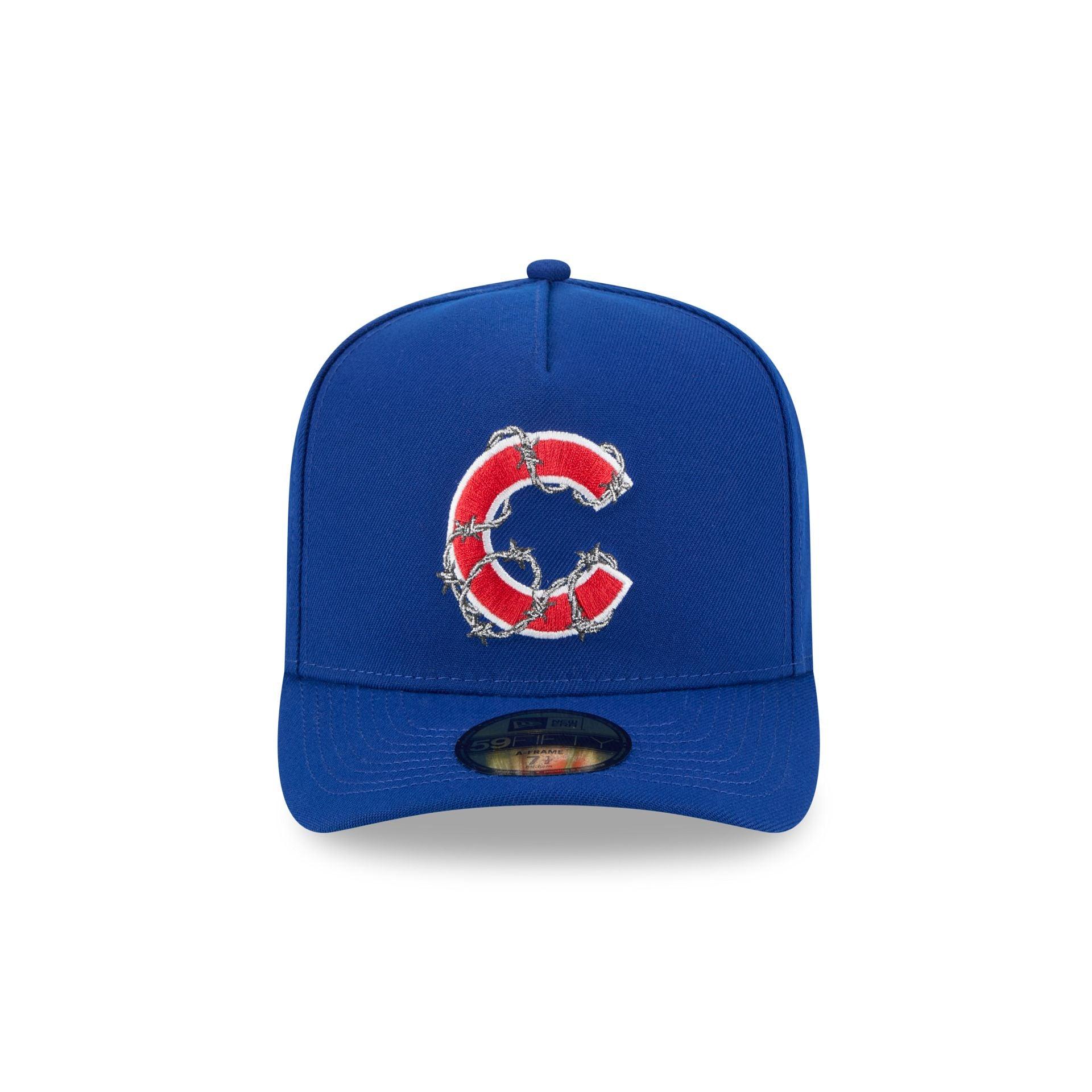 Chicago Cubs Barbed Wire 59FIFTY A-Frame Fitted Hat Male Product Image