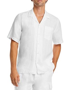 Vilebrequin Men's Linen Solid Bowling Shirt Product Image