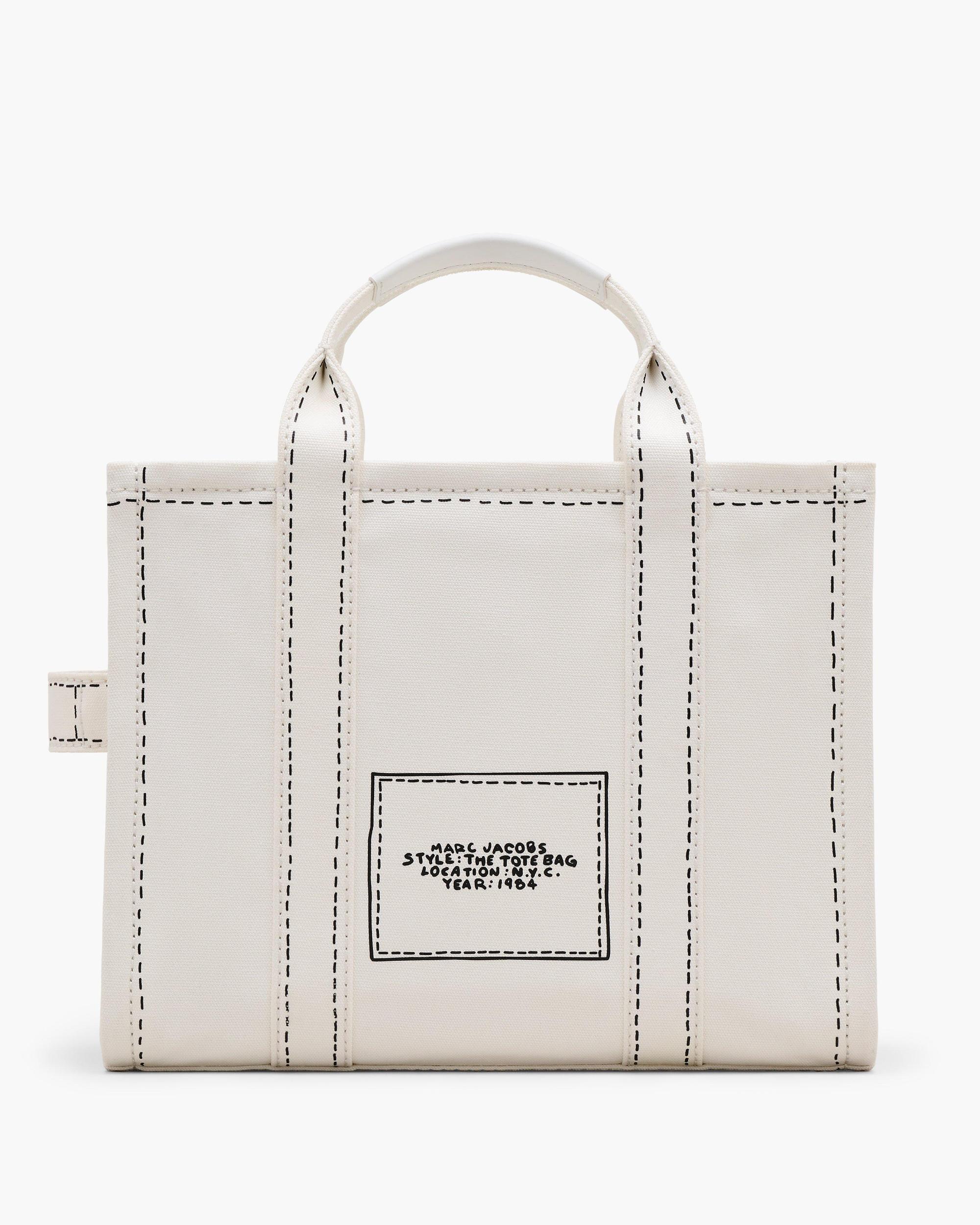 The Trompe L'Oeil Mani Canvas Medium Tote Bag Product Image