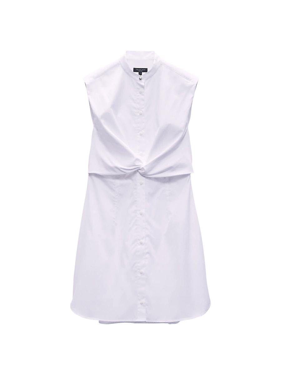 Womens Louisa Sleeveless Poplin Minidress Product Image