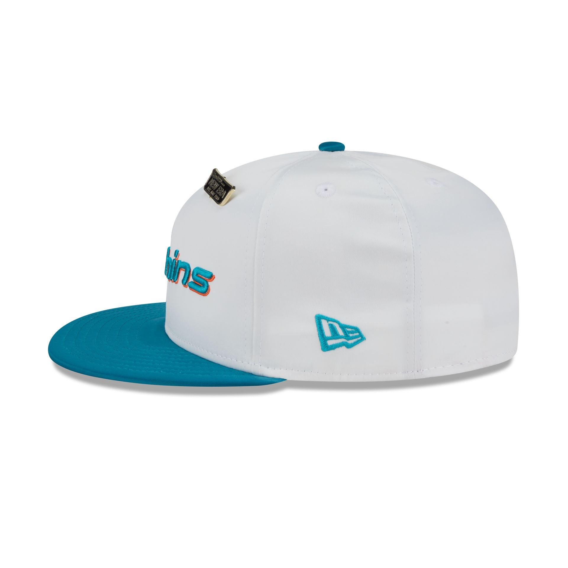 Miami Dolphins Spring Satin 59FIFTY Fitted Hat Male Product Image